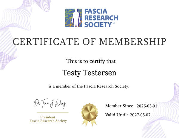 testy frs certificate